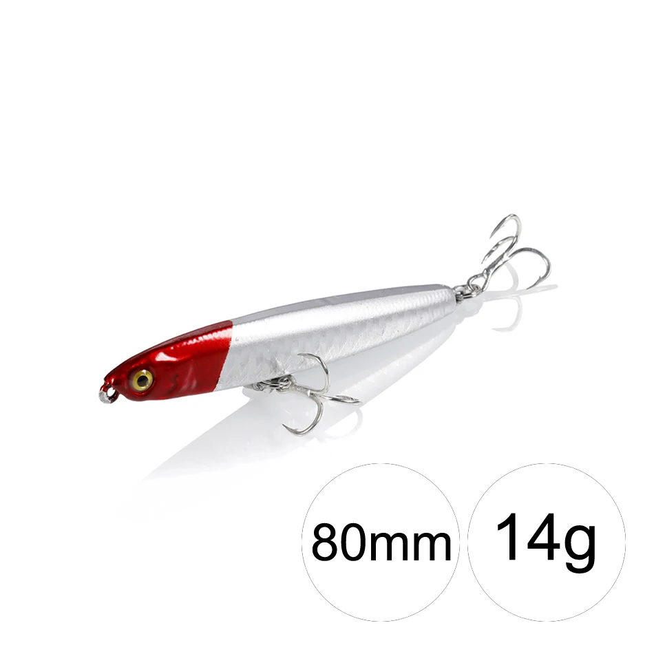 paseantes de superficie pesca Señuelo de pesca de pececillo que se hunde, 1 unidad, 10-24g, cebo duro para curricán de lubina, anzuelos triples de buceo, aparejos de pesca paseantes de superficie pesca Señuelo de pesca de pececillo que se hunde, 1 unidad, 10-24g, cebo duro para curricán de lubina, anzuelos triples de buceo, aparejos de pesca