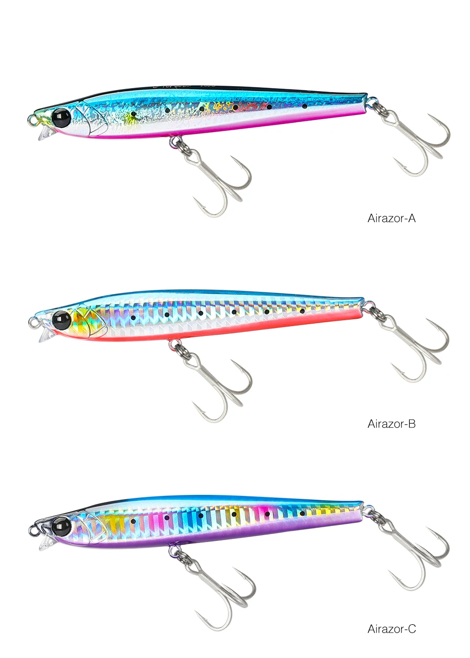 TSURINOYA-se&ntilde;uelo de pesca que se hunde, 85S, 105S, l&aacute;piz de labio corto, AIRAZOR, 85mm, 20g, 105mm, 30g, m&aacute;ximo 90m, cebos duros de fundici&oacute;n larga para agua salada