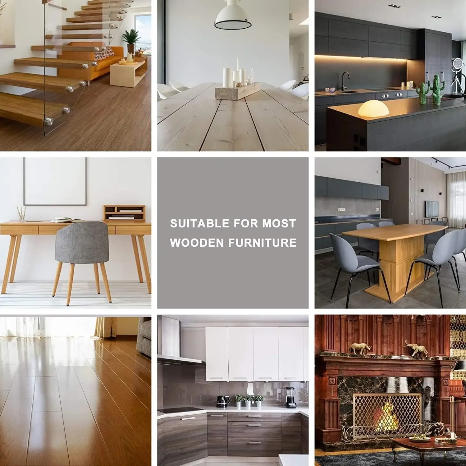 Pasta reparadora de pintura para madera de 12 colores, pasta reparadora de agujeros y rayones para pisos de gabinetes y armarios, relleno de rayones para muebles de madera