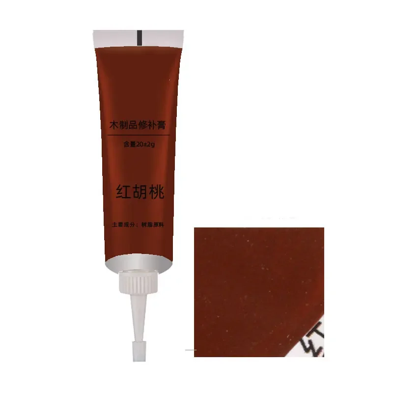 Pasta reparadora de pintura para madera de 12 colores, pasta reparadora de agujeros y rayones para pisos de gabinetes y armarios, relleno de rayones para muebles de madera