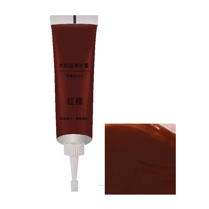 Pasta reparadora de pintura para madera de 12 colores, pasta reparadora de agujeros y rayones para pisos de gabinetes y armarios, relleno de rayones para muebles de madera