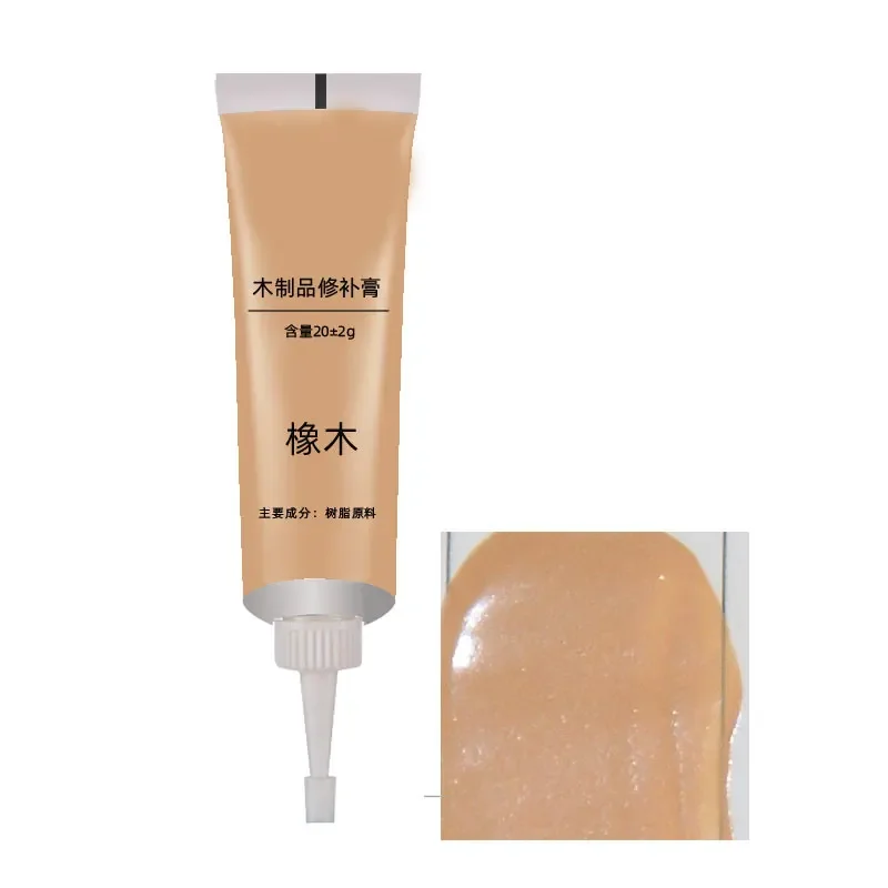 Pasta reparadora de pintura para madera de 12 colores, pasta reparadora de agujeros y rayones para pisos de gabinetes y armarios, relleno de rayones para muebles de madera