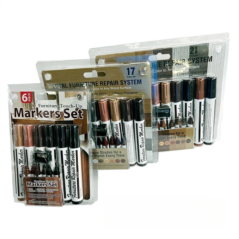 Pluma de reparaci&oacute;n de muebles, marcadores de madera, removedor de palos de cera, relleno de ara&ntilde;azos, Kit de Restauraci&oacute;n de Pintura, gabinete de madera, suelos, mesas, herramienta de reparaci&oacute;n
